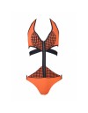 Costum de Baie Intreg Portocaliu Neon 0013848P5 Costum de Baie Intreg Portocaliu Neon 0013848P5